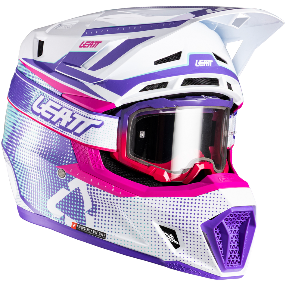 Leatt 7.5 Moto Helmet Kit w/ 4.5 Goggles V26