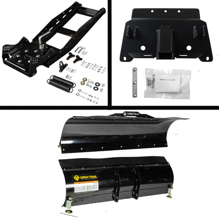 Open Trail Snowplow Kit Polaris fits most 400 - 800 & EV Ranger Midsize & Fullsize Models - MojoMotoSport.com