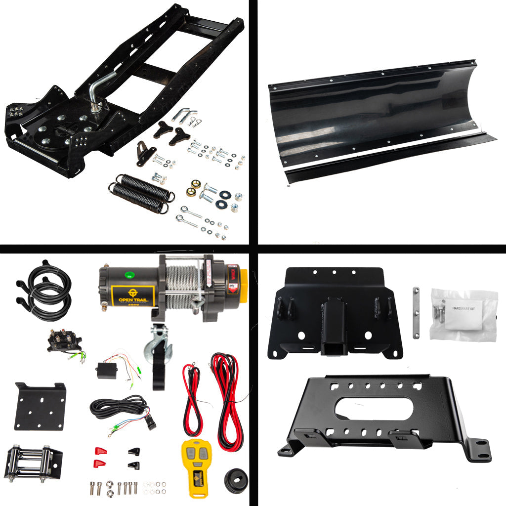 KFI Snowplow Kit Polaris fits most 400 - 900 Ranger Crew Midsize & Fullsize Models - MojoMotoSport.com