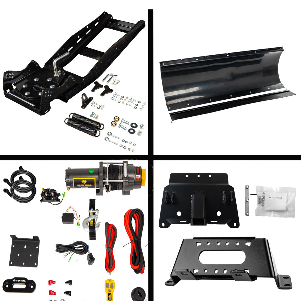 KFI Snowplow Kit Polaris fits most 400 - 900 Ranger Crew Midsize & Fullsize Models - MojoMotoSport.com