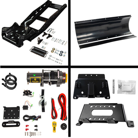 KFI Snowplow Kit Polaris fits most 400 - 900 Ranger Crew Midsize & Fullsize Models - MojoMotoSport.com