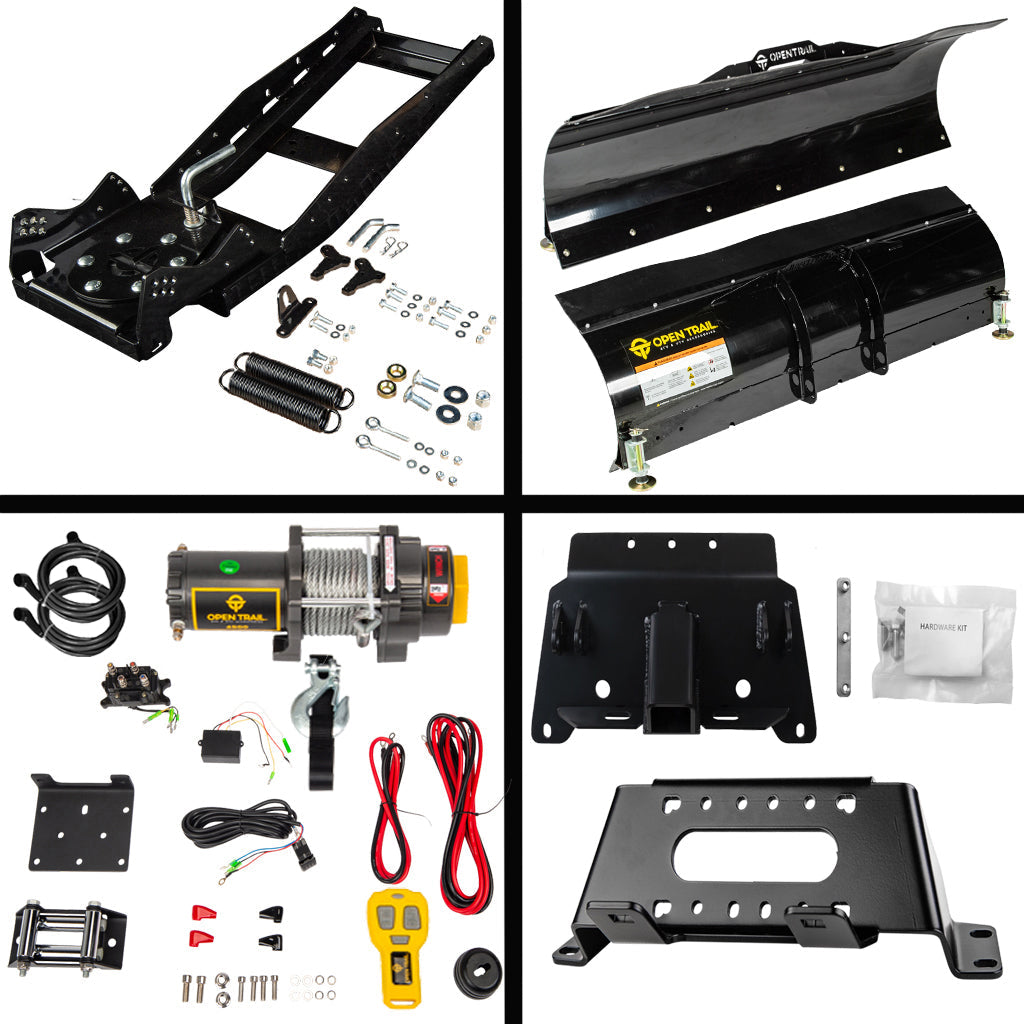 KFI Snowplow Kit Polaris fits most 400 - 900 Ranger Crew Midsize & Fullsize Models - MojoMotoSport.com