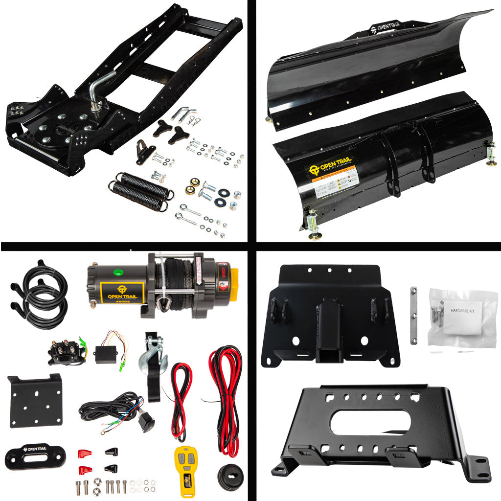 KFI Snowplow Kit Polaris fits most 400 - 900 Ranger Crew Midsize & Fullsize Models - MojoMotoSport.com