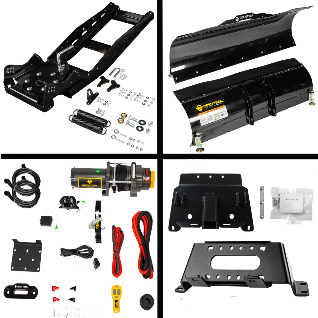KFI Snowplow Kit Polaris fits most 400 - 900 Ranger Crew Midsize & Fullsize Models - MojoMotoSport.com
