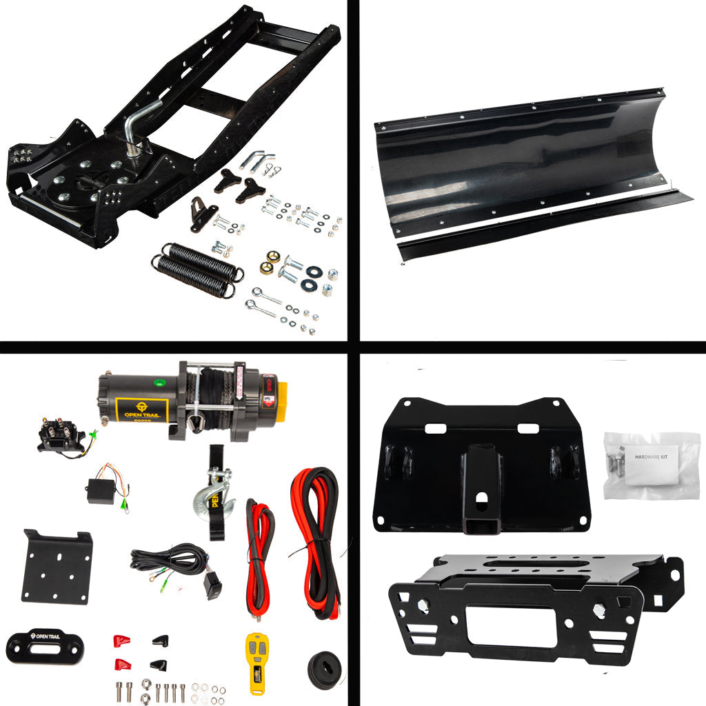 KFI Snowplow Kit for various Polaris Ranger Crew & XP 570/900/1000 - MojoMotoSport.com