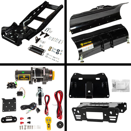 KFI Snowplow Kit for various Polaris Ranger Crew & XP 570/900/1000 - MojoMotoSport.com