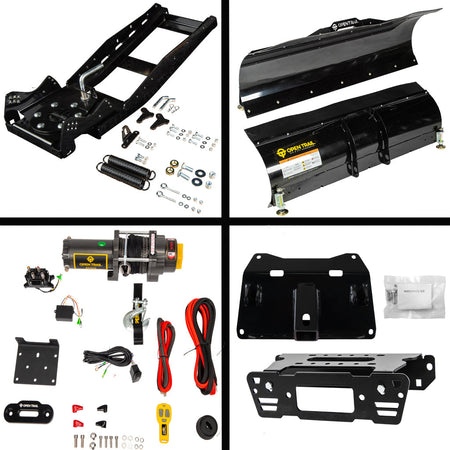 KFI Snowplow Kit for various Polaris Ranger Crew & XP 570/900/1000 - MojoMotoSport.com