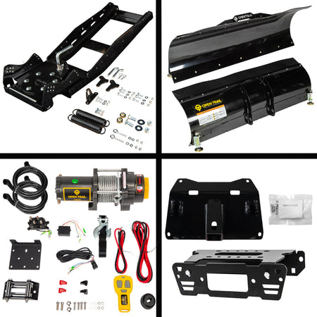 Open Trail Snowplow Kit for various Polaris Ranger Crew Pro XD/570/900/1000 - MojoMotoSport.com