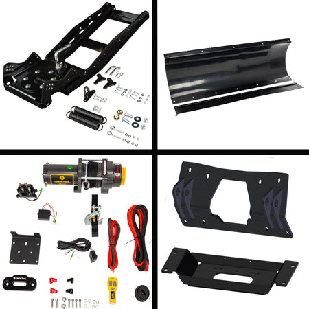 KFI Snowplow Kit Polaris Ranger SP 570 & Pro XD Midsize UTV - MojoMotoSport.com
