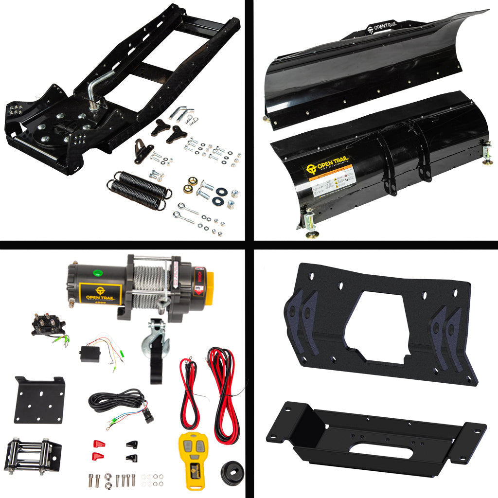 KFI Snowplow Kit Polaris Ranger SP 570 & Pro XD Midsize UTV - MojoMotoSport.com