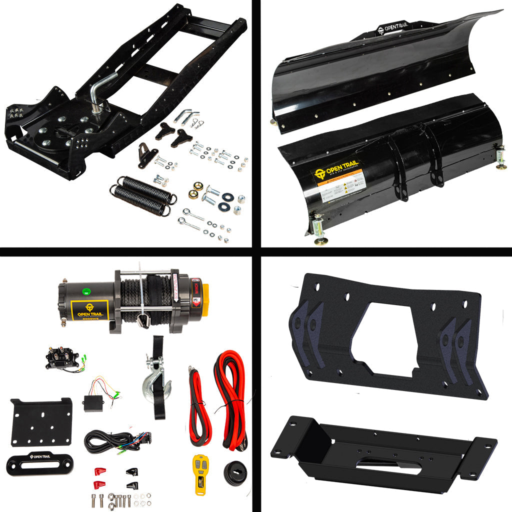 KFI Snowplow Kit Polaris Ranger SP 570 & Pro XD Midsize UTV - MojoMotoSport.com