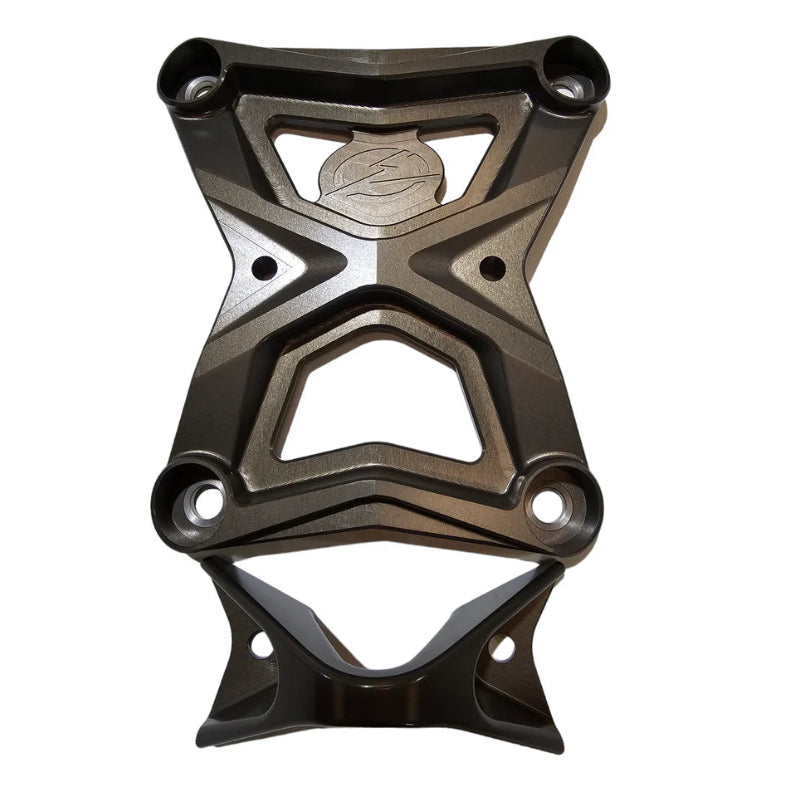 Elektric Offroad 2020-24 Polaris RZR Pro XP Radius Rod Plate with Tow Hook Gunmetal