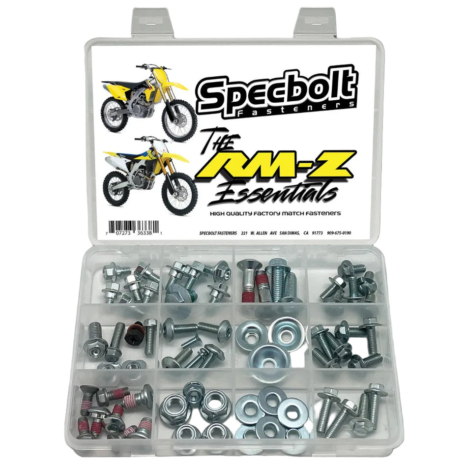 Specbolt Suzuki RM-Z 4-Stroke Essentials Track & Trail Bolt Kit | SUZ-RMZ-ES