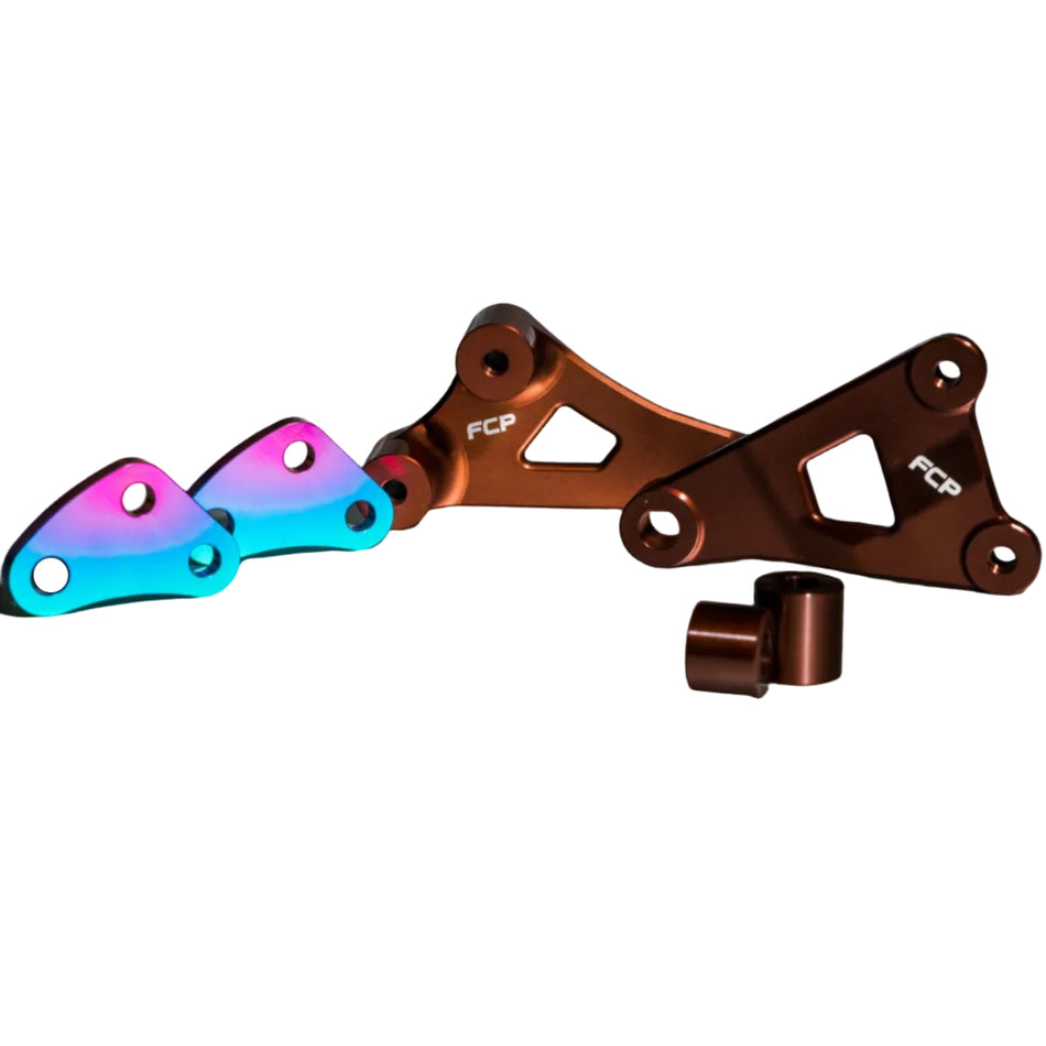 FCP Racing Titanium Engine Mount Kit Suzuki RM-Z250 (2019-2026)