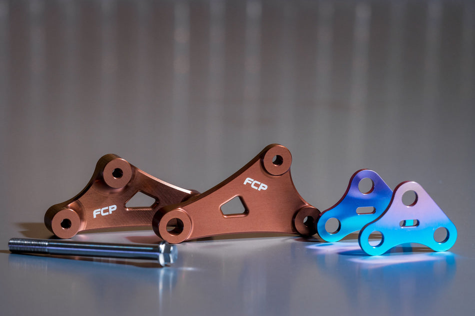 FCP Racing Titanium Engine Mount Kit Suzuki RM-Z450 (2018-2026)