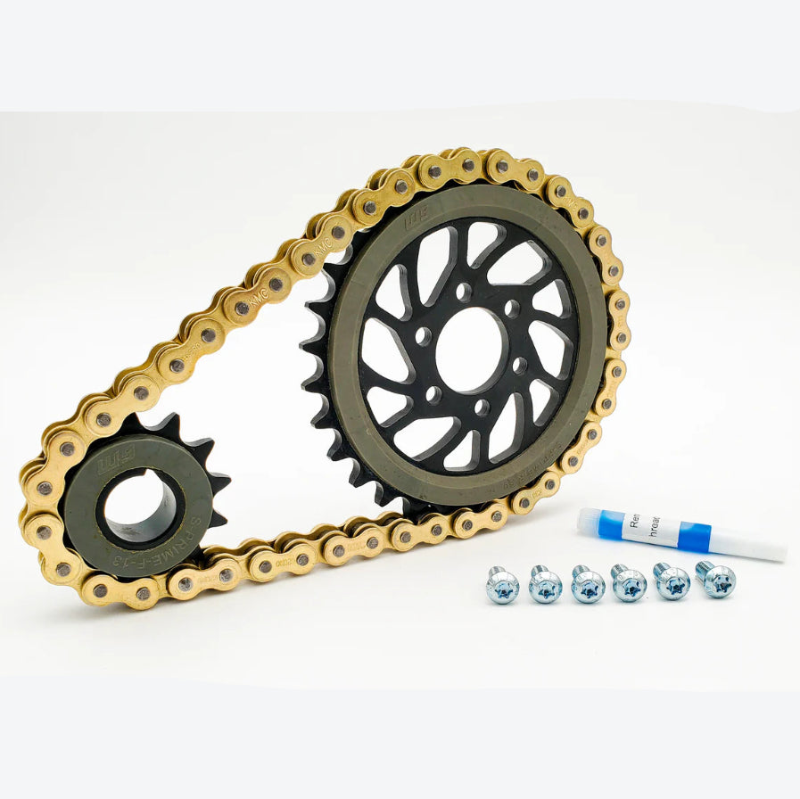 Warp 9 Chain & Sprocket Kit for Surron | S-SURDRIVE