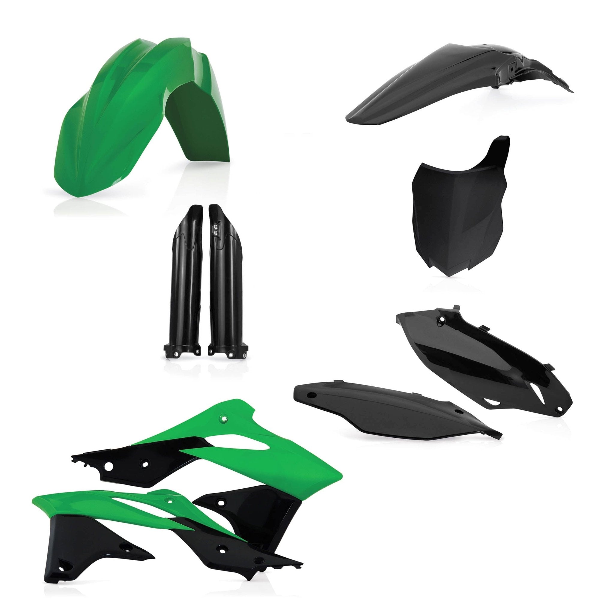 Acerbis Full Plastic Kit Kawasaki | 231418 - MojoMotoSport.com