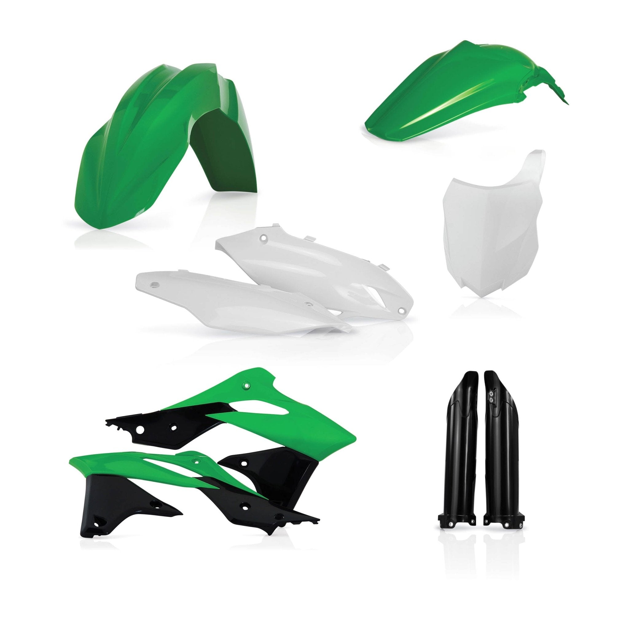 Acerbis Full Plastic Kit Kawasaki | 231418 - MojoMotoSport.com