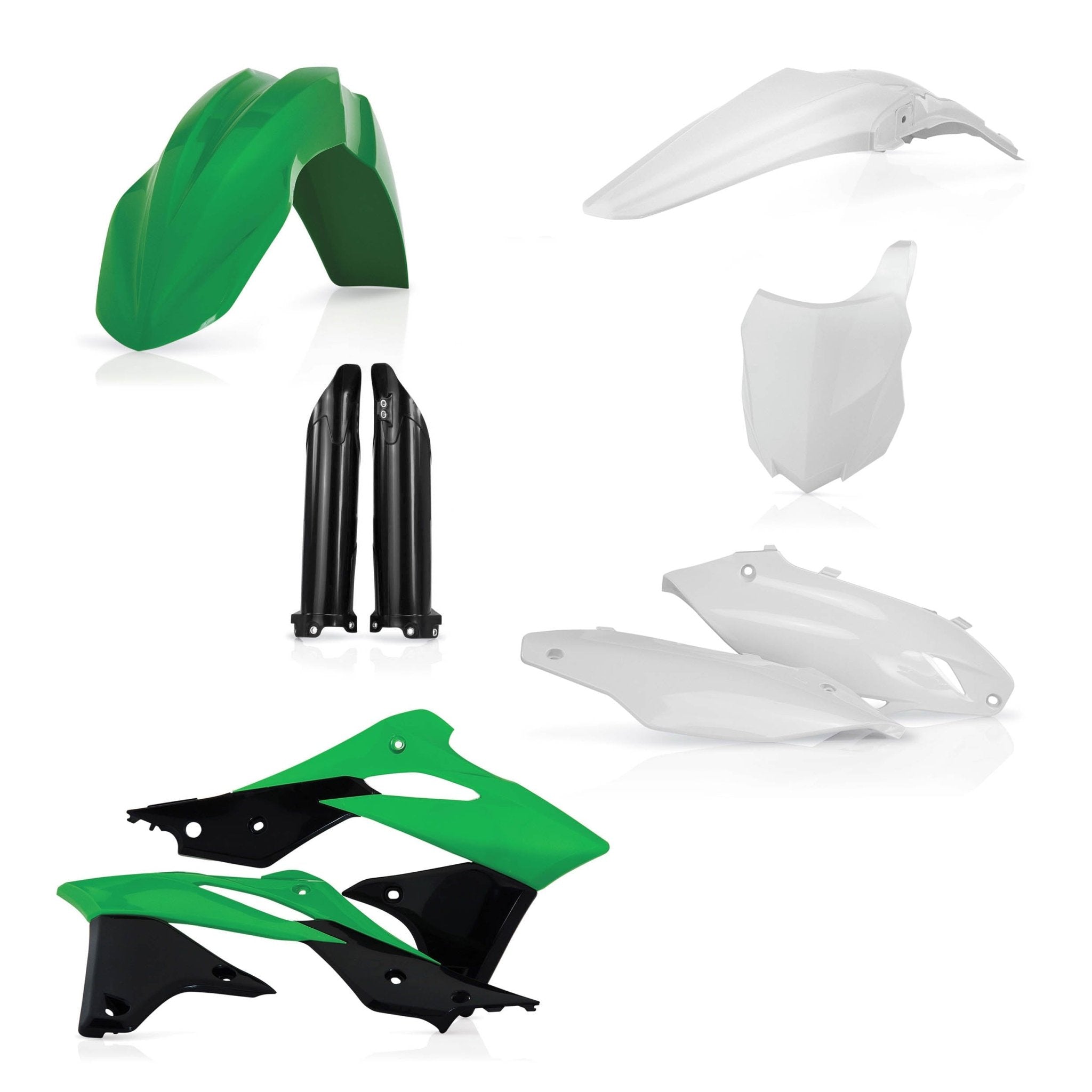 Acerbis Full Plastic Kit Kawasaki | 231418 - MojoMotoSport.com