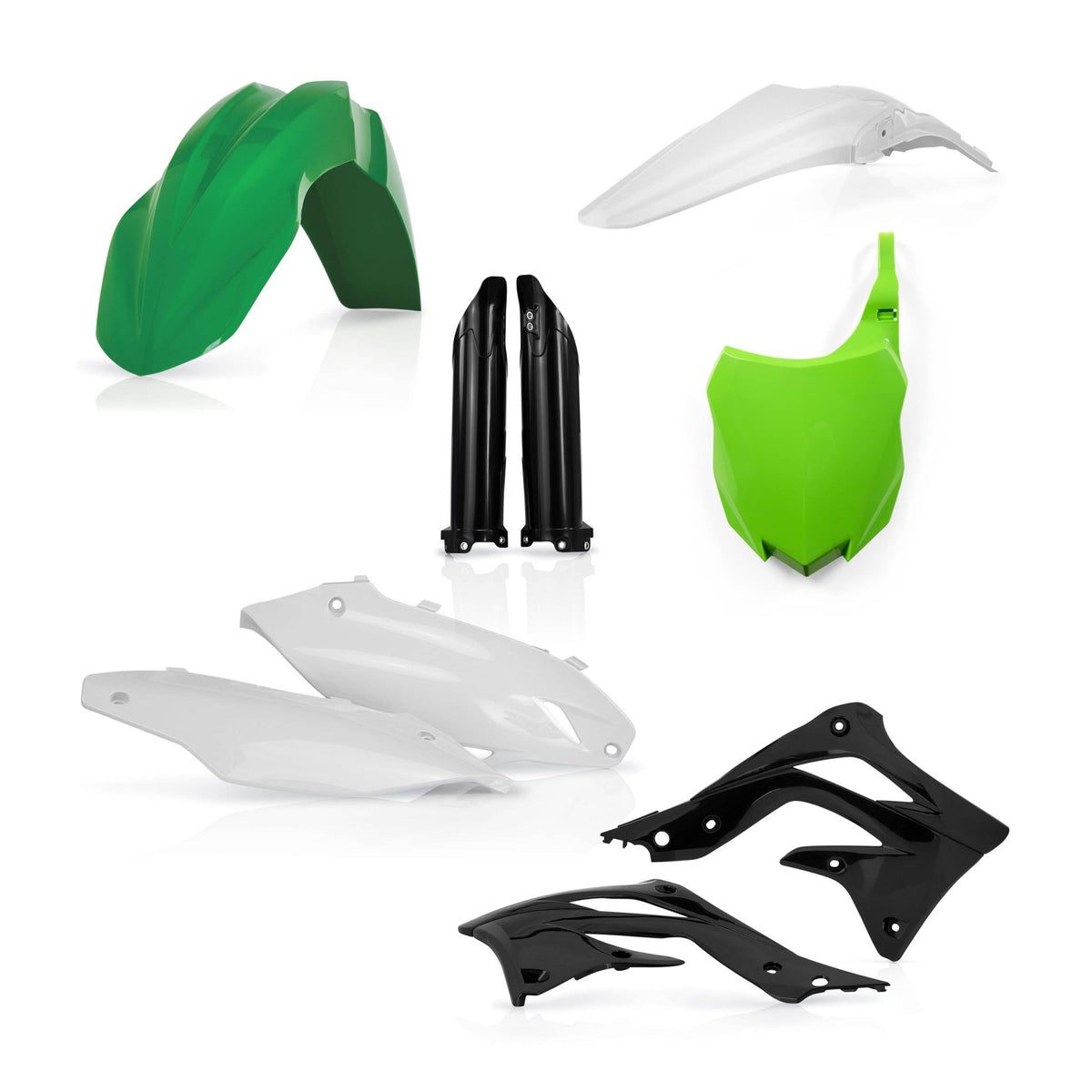 Acerbis Full Plastic Kit Kawasaki | 231420 - MojoMotoSport.com