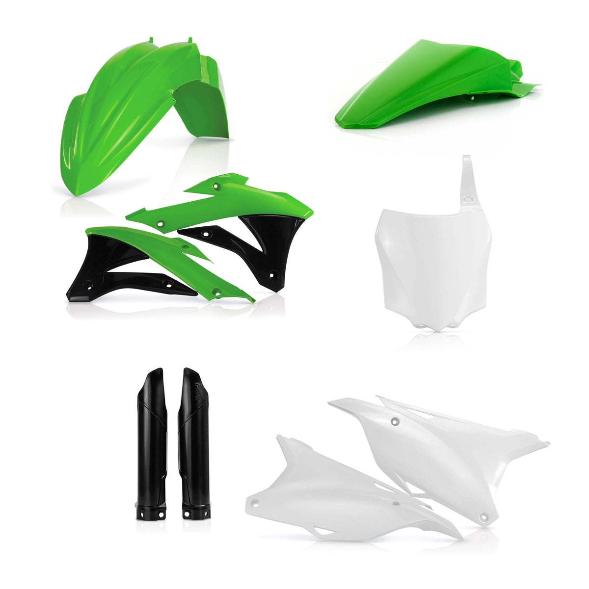 Acerbis Full Plastic Kit Kawasaki | 237411 - MojoMotoSport.com