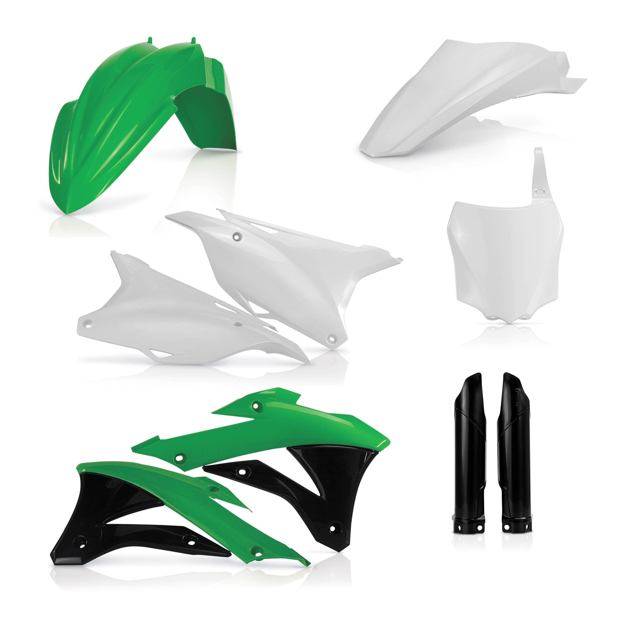Acerbis Full Plastic Kit Kawasaki | 237411 - MojoMotoSport.com