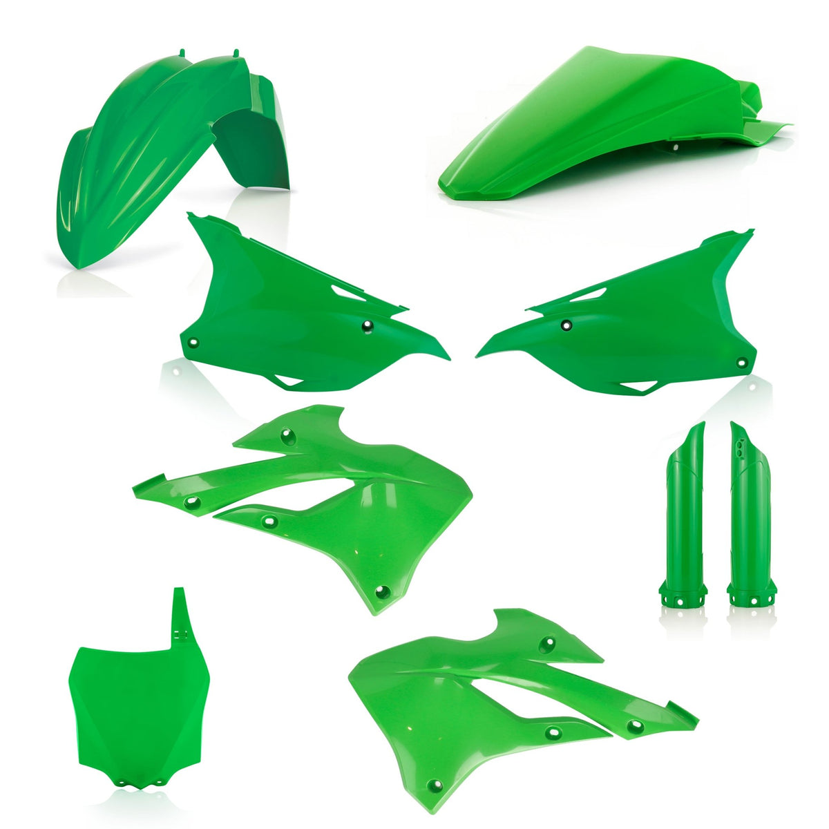 Acerbis Full Plastic Kit Kawasaki | 293613 - MojoMotoSport.com