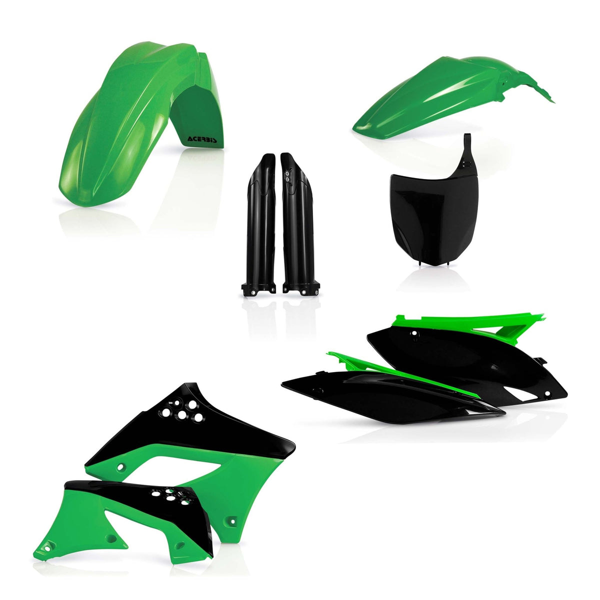Acerbis Plastic Kit Kawasaki | 219805 - MojoMotoSport.com