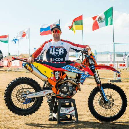 Anson Maloney ISDE Italy 2025 T-Shirt - MojoMotoSport.com