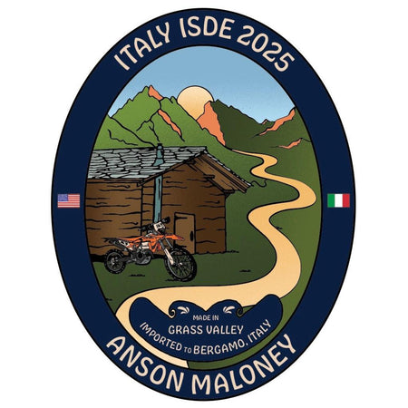 Anson Maloney ISDE Italy 2025 T-Shirt - MojoMotoSport.com