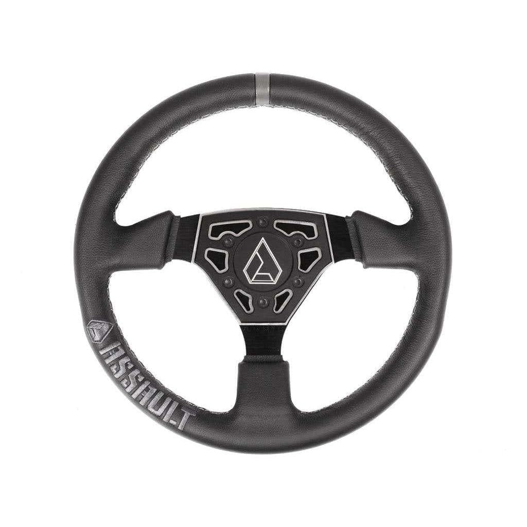 Assault Industries Universal Navigator Leather UTV Steering Wheel - MojoMotoSport.com