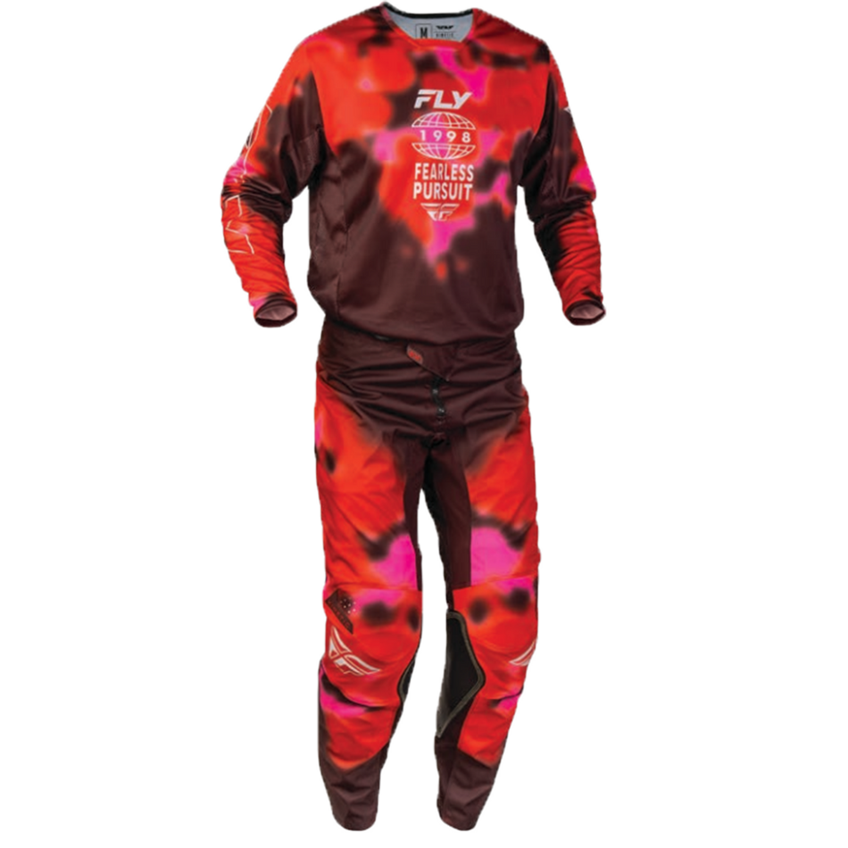 Fly Racing 2027 Kinetic Blur Gearset - Red/Maroon