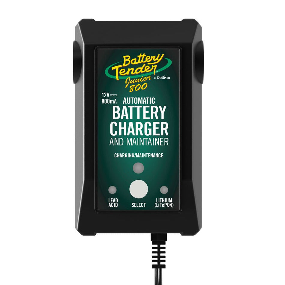 Battery Tender Junior Acid/Lithium Selectable 12v Charger | 022 - 0199 - DL - WH - MojoMotoSport.com