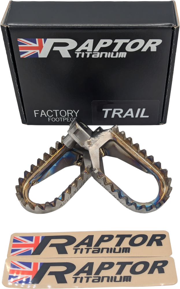 Raptor Titanium Foot Pegs Yamaha Tenere | ADV003