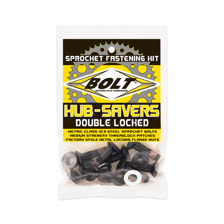 Bolt Sprocket Fastener Double Locked Sprocket Bolt Kit - MojoMotoSport.com