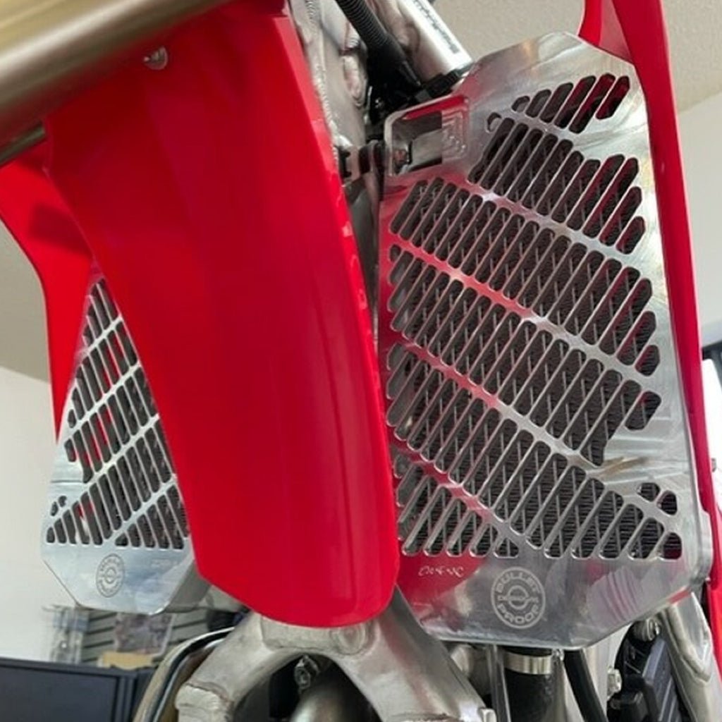 Bullet Proof Designs Honda CRF250R/450R(RX) '21 - UP Radiator Guards [OPEN PACKAGE RETURN] - MojoMotoSport.com