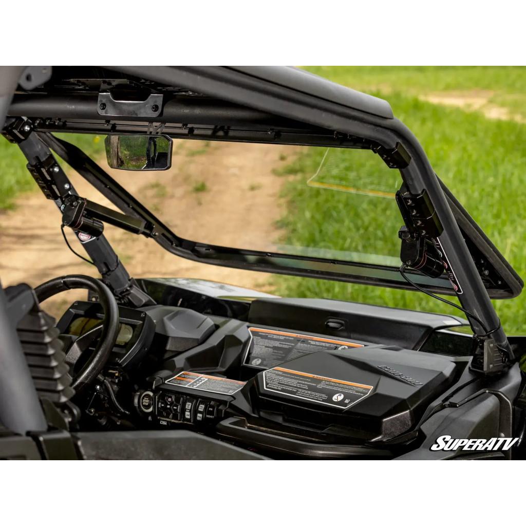 Can - Am Maverick Sport MaxDrive Power Flip Windshield - MojoMotoSport.com
