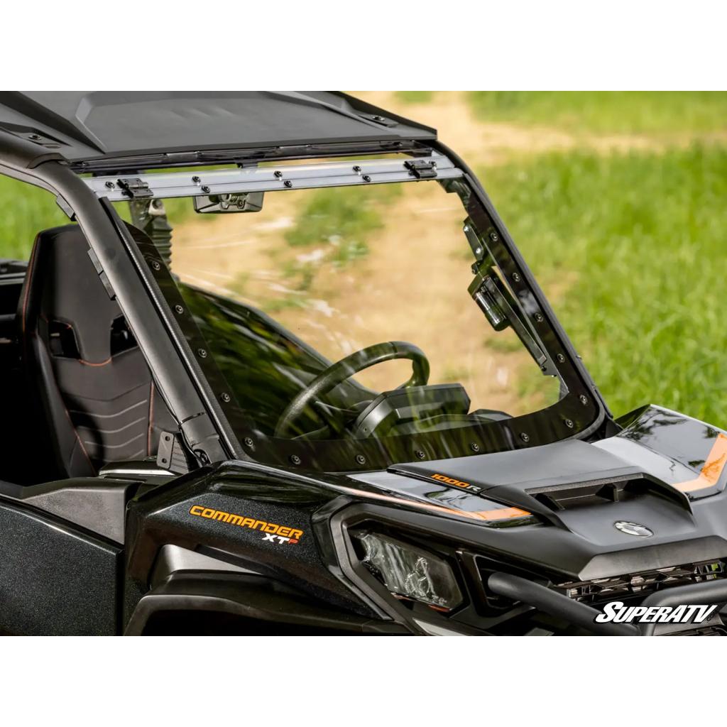 Can - Am Maverick Sport MaxDrive Power Flip Windshield - MojoMotoSport.com
