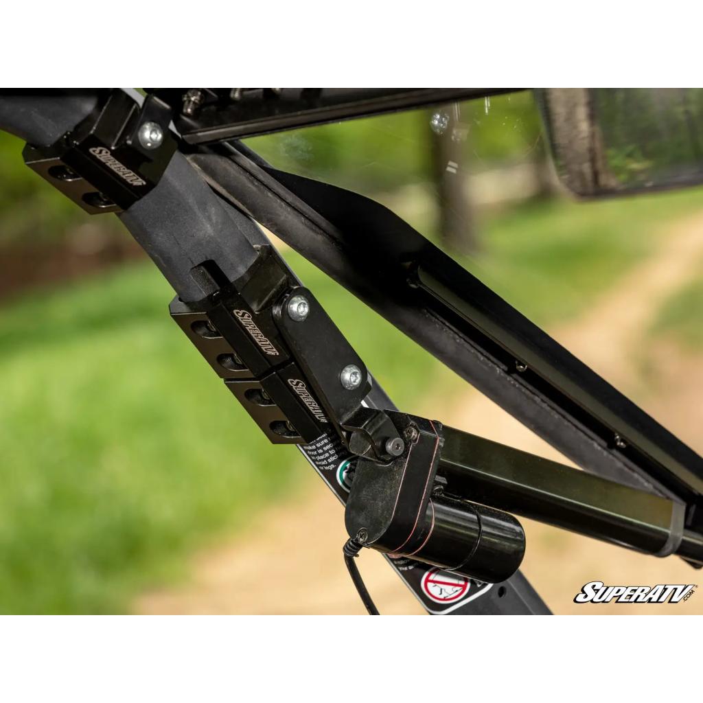Can - Am Maverick Sport MaxDrive Power Flip Windshield - MojoMotoSport.com