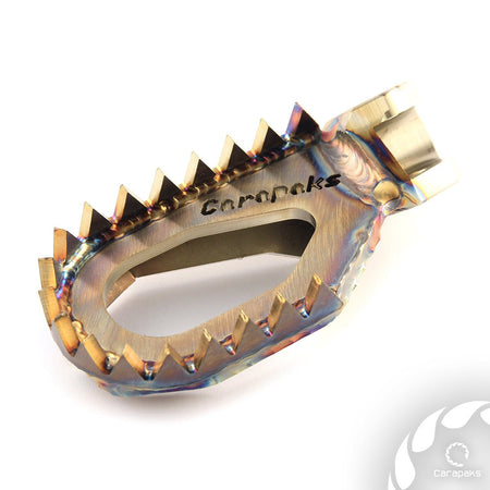 Carapaks Stainless Steel Footpegs Beta Various Models - MojoMotoSport.com