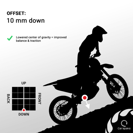 Carapaks Stainless Steel Footpegs KTM/HUS 2009 - 2016 - MojoMotoSport.com