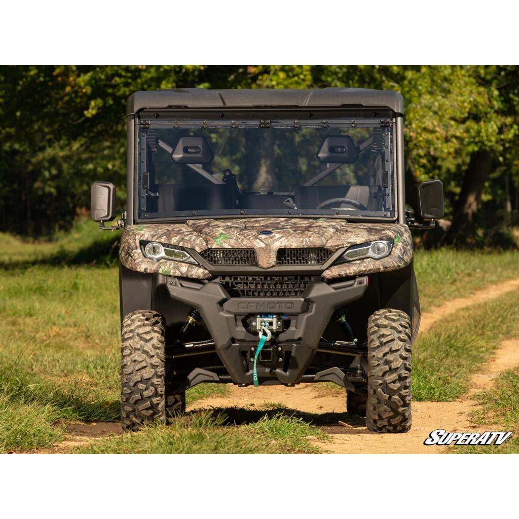 SuperATV CFMOTO UForce 1000 Scratch Resistant Flip Windshield