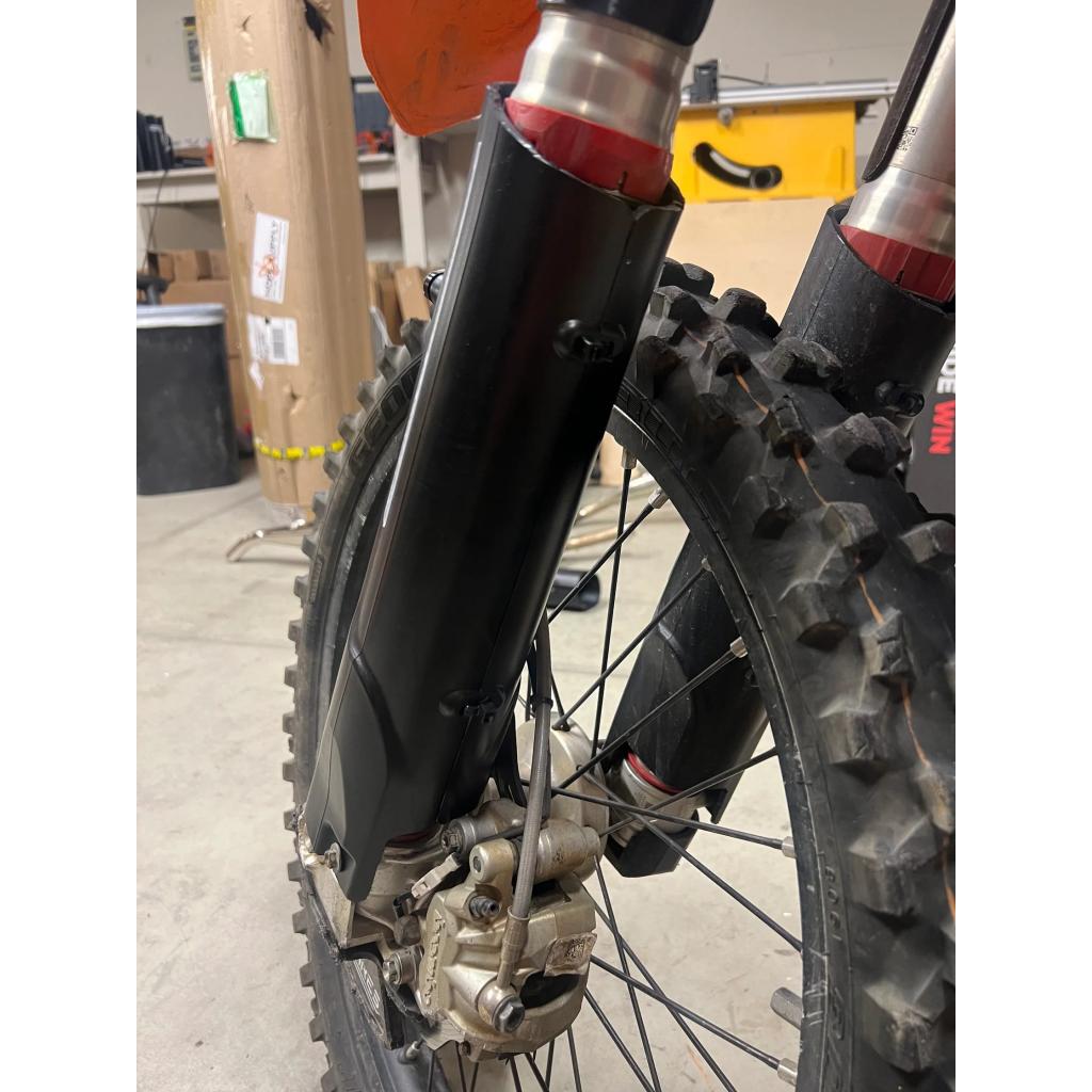Crosslinked Components Full Wrap Enduro Fork Guards - MojoMotoSport.com
