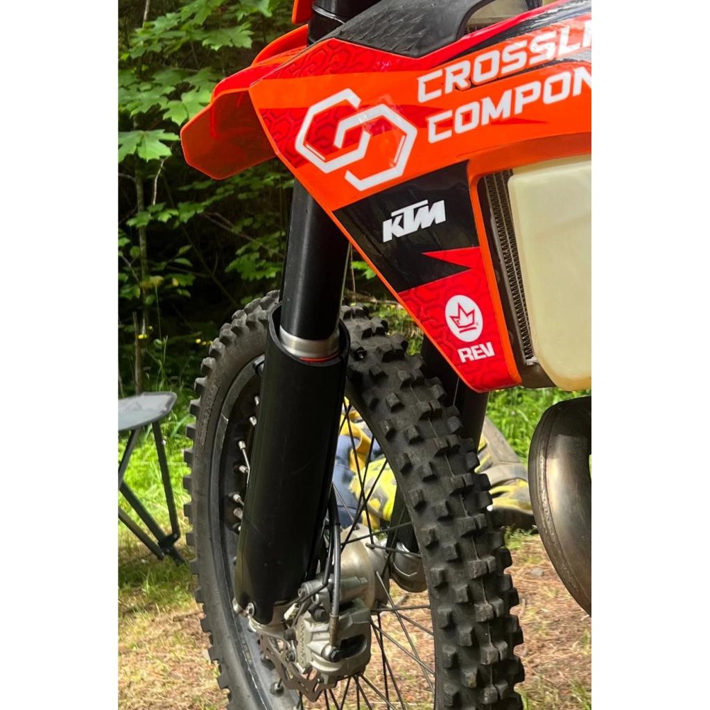 Crosslinked Components Full Wrap Enduro Fork Guards - MojoMotoSport.com