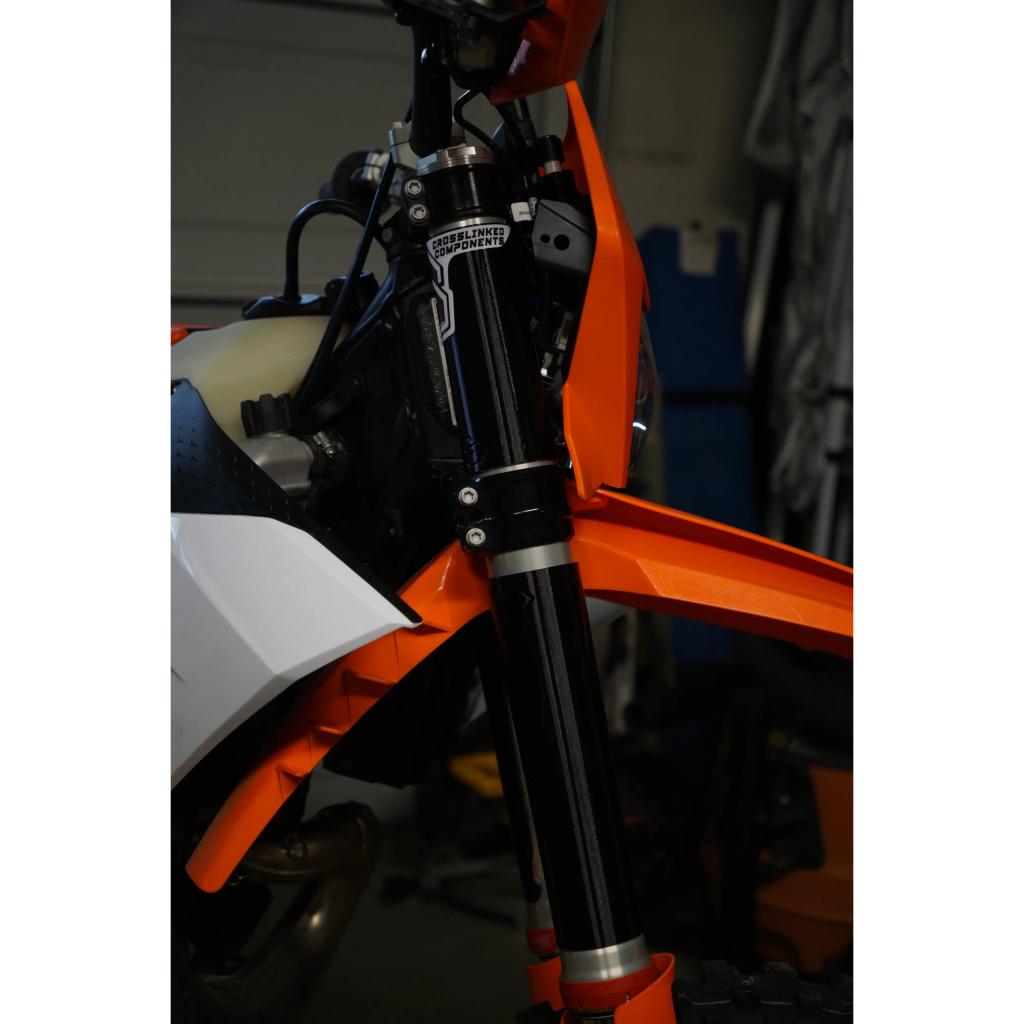Crosslinked Components Upper Fork Guards for WP/KYB | UFG - MojoMotoSport.com