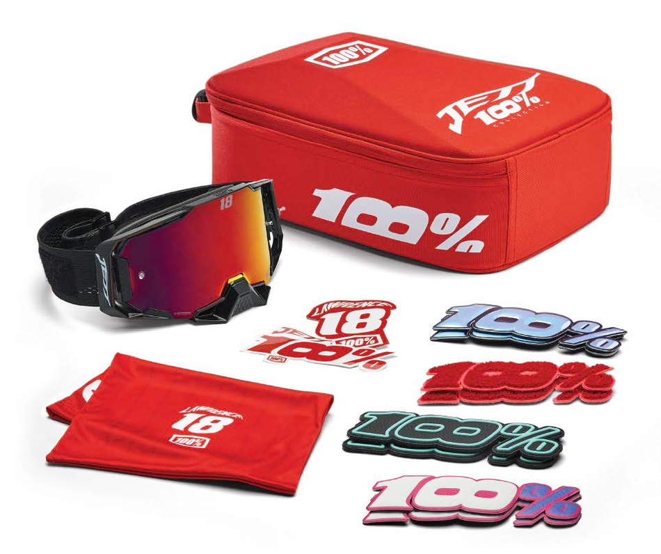 100% Armega HiPER LE JETT PACK Customizable Goggles