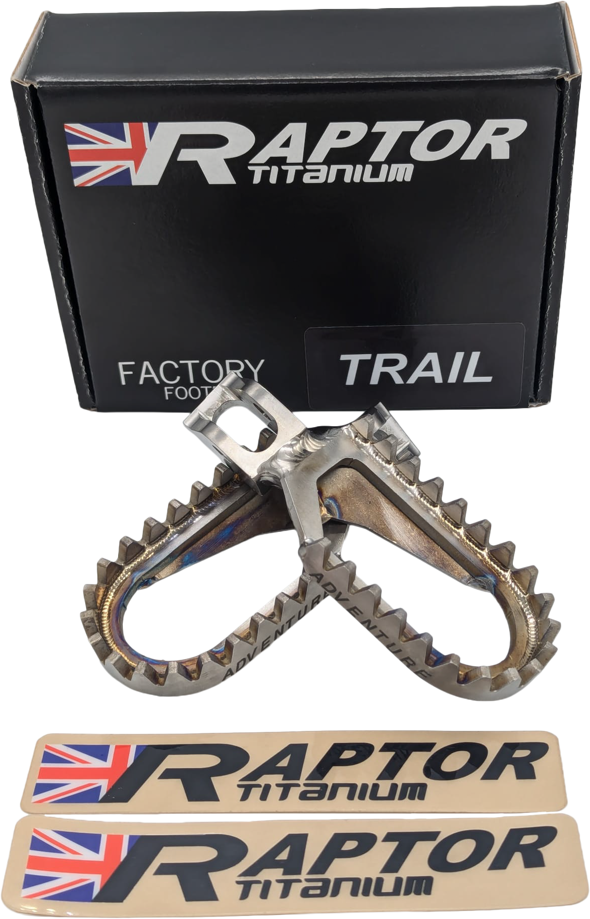 Titanium Foot Pegs Adv Pr Tri