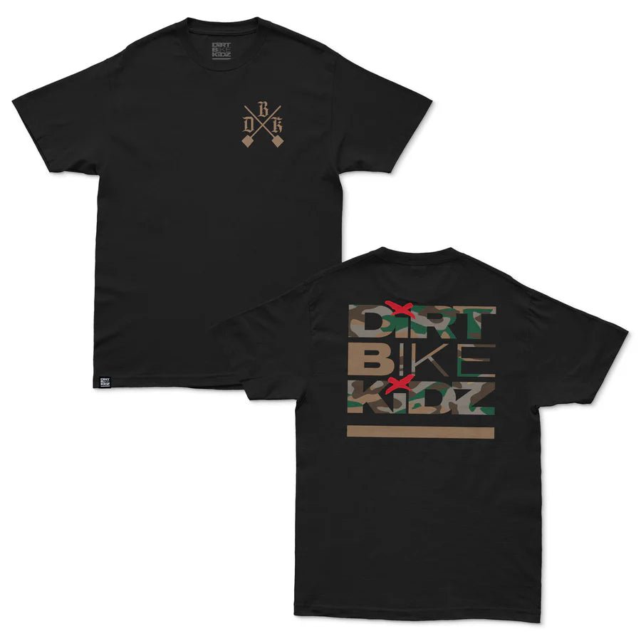 DBK Camo Shovels Tee - MojoMotoSport.com