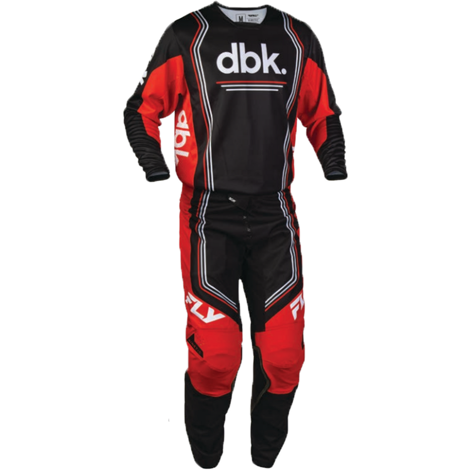 Fly Racing 2027 Youth Kinetic DBK Gearset - Black/Red/White