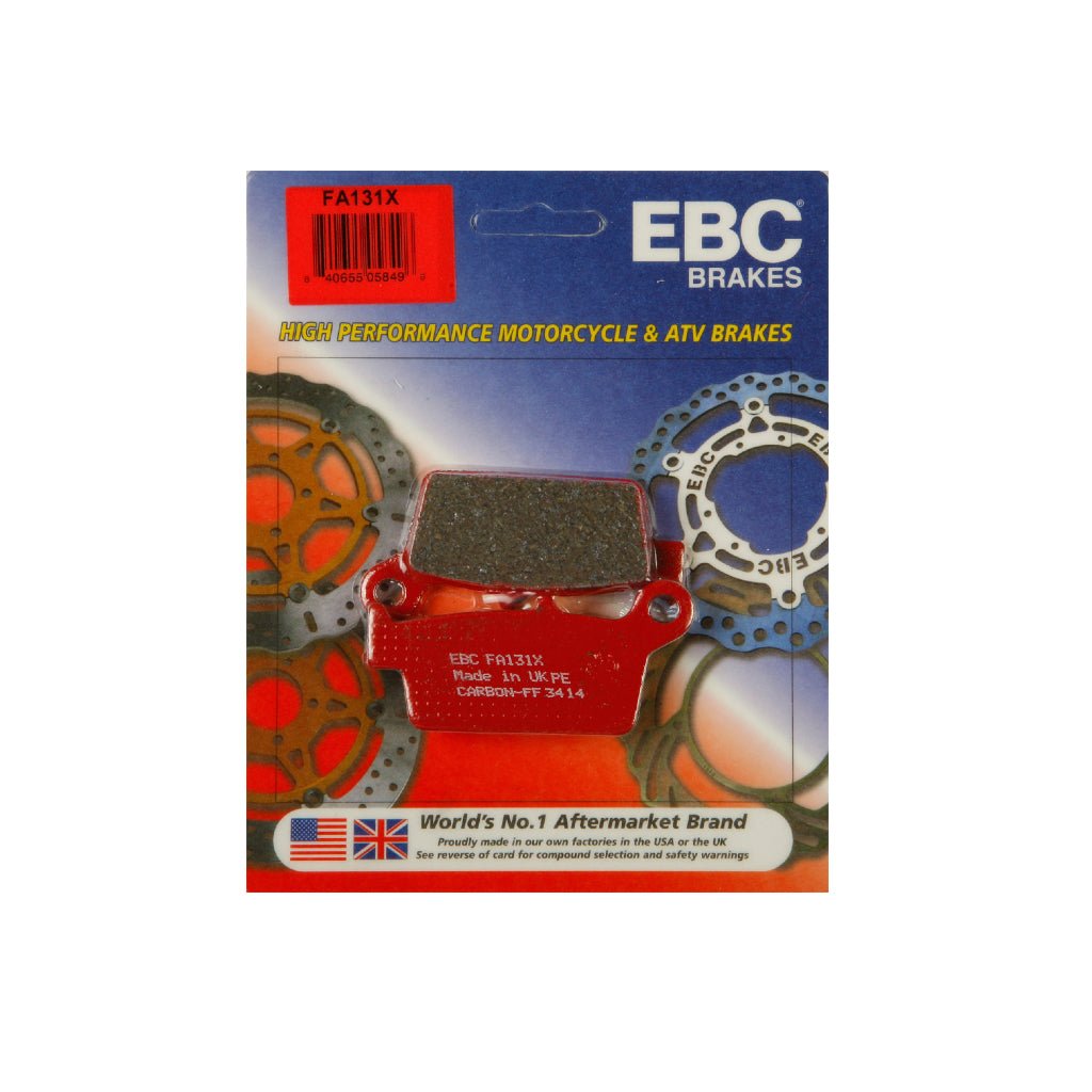 EBC Carbon "X" Rear Brake Pads | FA131X [OPEN PACKAGE RETURN] - MojoMotoSport.com